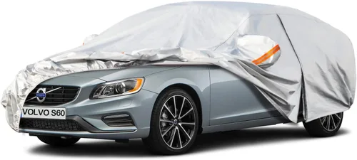 Vista 11 de Kayme Funda de automóvil de 6 capas para Audi A4 Sedan (2011-2023), impermeable para todo tipo de clima, cubierta exterior completa, protección