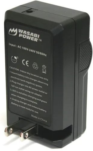 Vista 5 de Wasabi Power Batería (paquete de 2) y cargador para Panasonic VW-VBT190