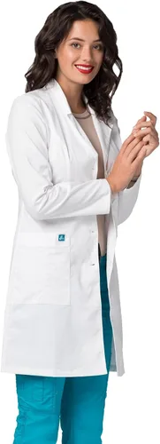 Vista 5 de Adar - Abrigo de laboratorio elástico universal para mujer abrigo de laboratorio con cintura de 36 pulgadas