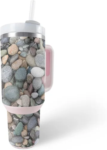 Vista 25 de MightySkins - Vaso con purpurina brillante compatible con Stanley The Quencher H2.0 FlowState de 40 onzas, parte trasera de cascabel, acabado