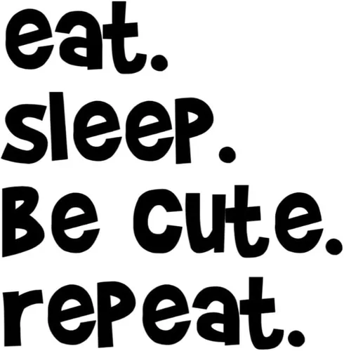 Vista 3 de Mono de bebé Eat Sleep Be Cute Repeat