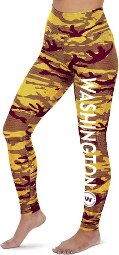 Vista 177 de Zubaz NFL Mallas para mujer de longitud completa de cintura alta básica 1.0