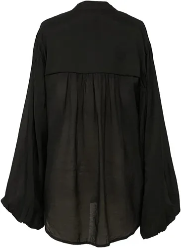 Vista 5 de Blusa de manga larga con botones para mujer