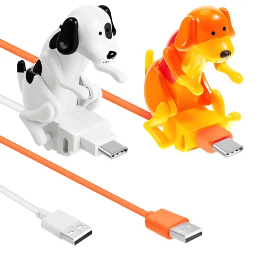 Vista 8 de Frienda - 2 piezas de cable de carga para perros, regalos de temporada de graduación, cable USB para mascotas con transmisión de datos