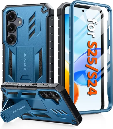 Vista 25 de FNTCASE Funda para Moto G 5G 2023 / Moto G Power 5G 2023 con función atril Negro