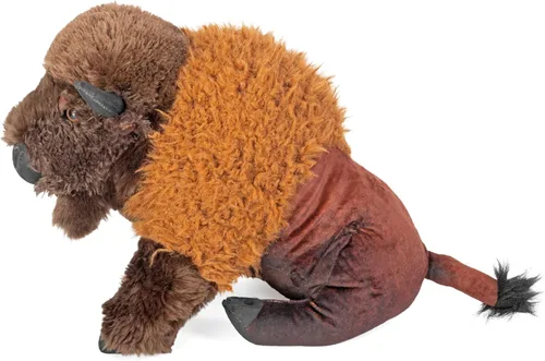 Vista 3 de Wild Republic Colección de artista, bisonte, regalo para niños, 15 pulgadas, juguete de peluche, botellas de agua recicladas