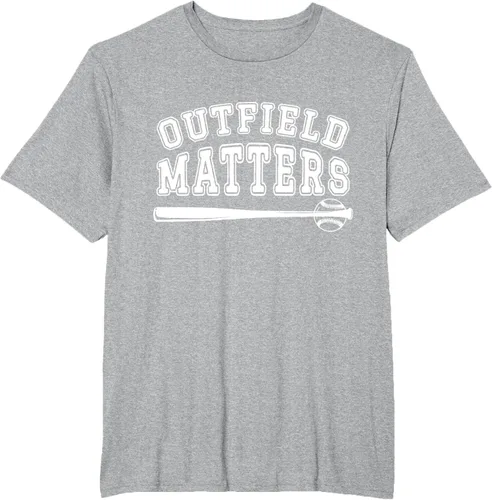 Vista 28 de Playing Baseball Outfield Matters - Camiseta Baseball Outfields Funny, Rojo