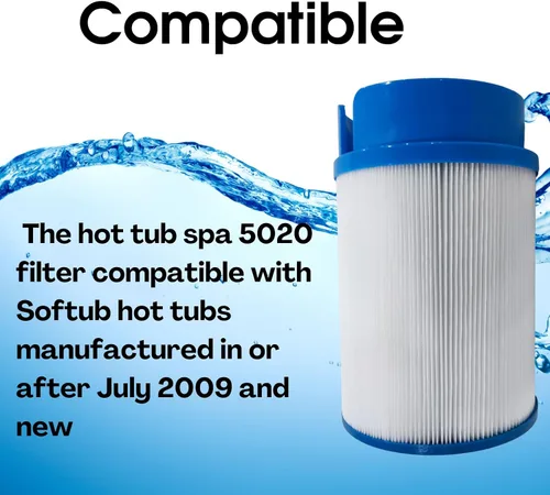 Vista 2 de Filtro para bañera de hidromasaje 5020 compatible con filtro Softub Spa 5020, y para modelos construidos después de 2009