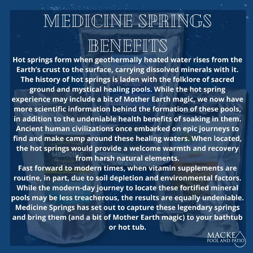 Vista 8 de Sumérgete en aguas termales de todo el mundo con la sal marina muerta de Medicine Springs para remojar y bañarte en minerales de baño. Añade estas