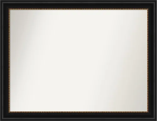 Vista 52 de Amanti Art Espejo personalizado, gran espejo de baño estrecho, espejo de pared o espejo de tocador de baño sobre el fregadero (24 x 24 pulgadas)