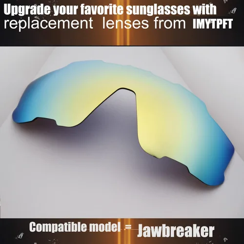 Vista 5 de IMYTPFT CompatibleReplacement for Lenses oakleys Jawbreaker Red24K Gold