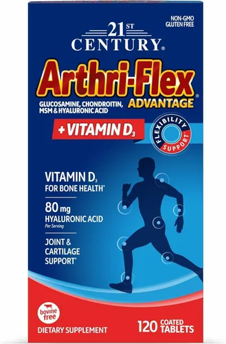 Vista 2 de Tabletas Advantage de glucosamina y condroitina MSM 120