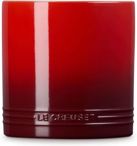 Vista 3 de Le Creuset Stoneware Signature Utensil Crock, 2.7 cuartos de galón., Cerise
