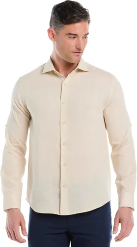 Vista 6 de Cubavera Camisa estándar Travelselect de manga larga con botones para hombre, ajuste clásico, resistente a las arrugas