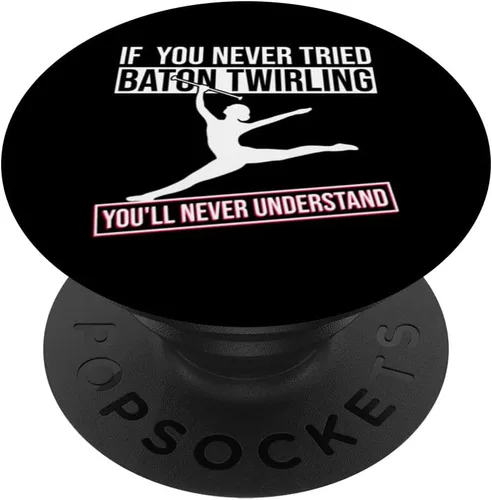 Vista 6 de Baton Twirler Design For Majorette Cheerleader PopSockets MagSafe PopGrip for iPhone