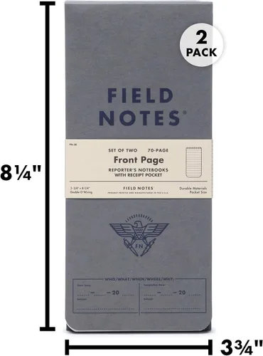 Vista 6 de Field Notes - Portada de 2 cuadernos de reportero - 3.75" x 8