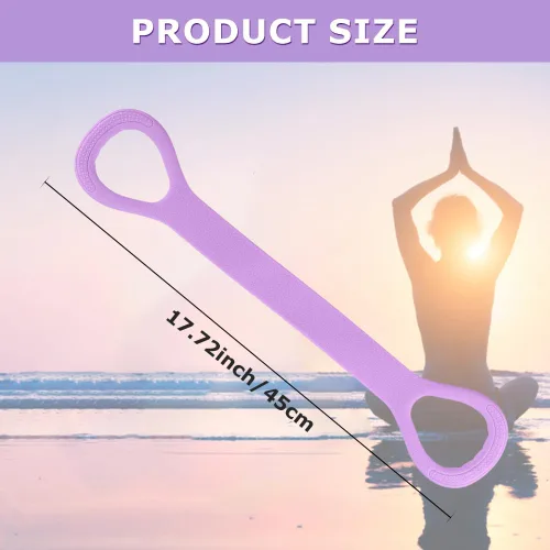 Vista 2 de 3 bandas de resistencia de figura 8, bandas de ejercicio de hombro y espalda, banda elástica de fitness, banda elástica de 8 formas para expansor