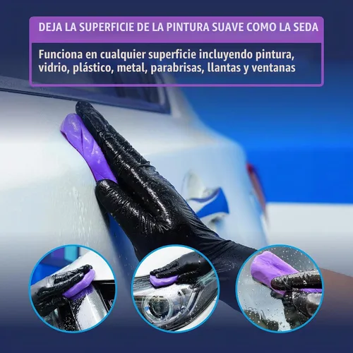 Vista 5 de Barra de arcilla, paquete de 3 unidades, 300g (3x100g) Barras de arcilla mágicas para detalles de automóviles, barras de limpieza automática