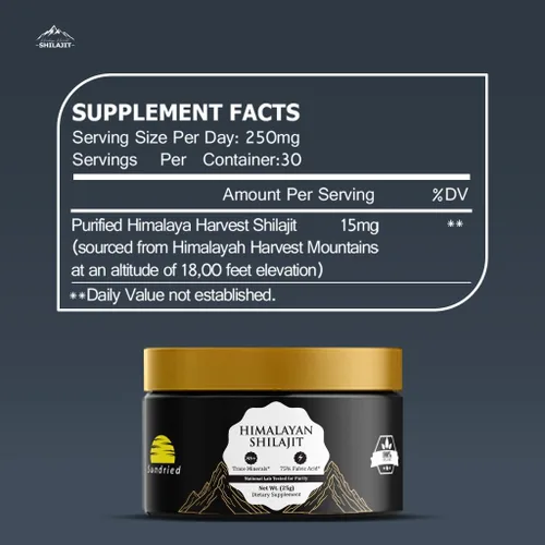 Vista 9 de Resina Shilajit pura del Himalaya Shilajit orgánico Probado en laboratorio de 0.88 onzas Impulso de energía Apoyo inmunológico Mejora
