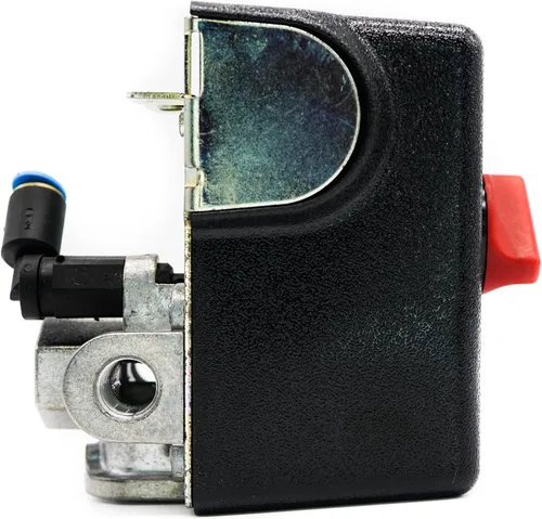 Vista 4 de Generic 034-0197 Interruptor de presión del compresor de aire 100-130 PSI, pulsador, actuador de émbolo, operación automática