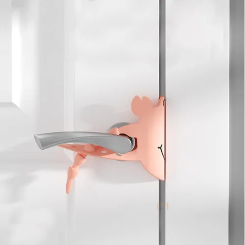 Vista 4 de Tapón de puerta para puerta, paquete de 4 silenciadores de silicona para puerta, tapón decorativo para reducir el ruido para durmientes ligeros