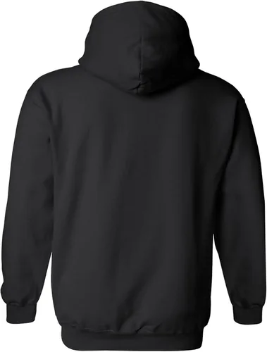 Vista 2 de GawxTee Duramax - Sudadera con capucha con diseño de bolsillo blanco y color negro