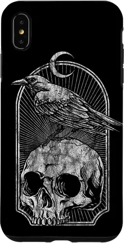 Vista 11 de Funda para iPhone 16 Skull Bull Horn Goth Gothic Ocult Emo Skeleton Ghost Case