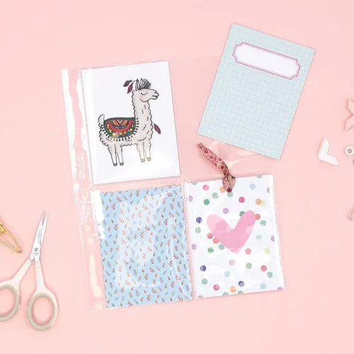 Vista 5 de Craftelier - Fundas de plástico con un solo bolsillo para álbumes de fotos personalizados Incluye 10 fundas de 6" x 8" (15,24 x 20,32 cm) en 4