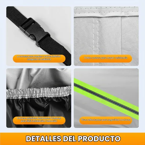 Vista 5 de Funda de Coche a Medida para Tesla Model 3, Protección para Todo Tipo de Clima, Antiarañazos, Impermeable Bloquea Lluvia/Sol/Nieve/Polvo