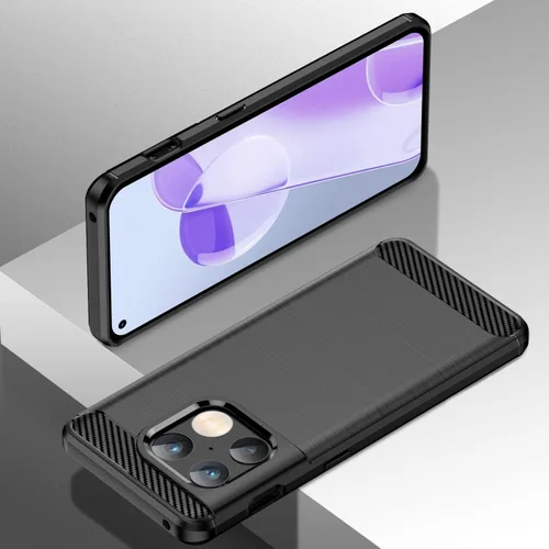 Vista 8 de Funda para OnePlus 10 Pro 5G, a prueba de golpes, resistente a los arañazos, funda de fibra de carbono, TPU suave, para OnePlus 10 Pro 5G