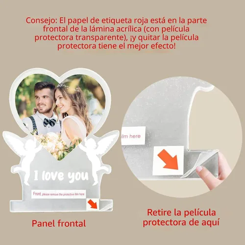 Vista 8 de KoxSmar Marco de fotos personalizado, marco de fotos personalizado, marcos de fotos personalizados, regalos de aniversario personalizados