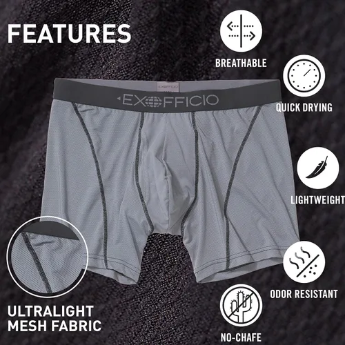 Vista 3 de ExOfficio Bóxer Give-N-Go Sport 2.0 de 6 pulgadas para hombre