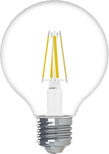 Vista 6 de GE Lighting 36948 Bombilla de acabado transparente Refresh HD regulable G25 Globo decorativo 4.5 (reemplazo de 40 W)