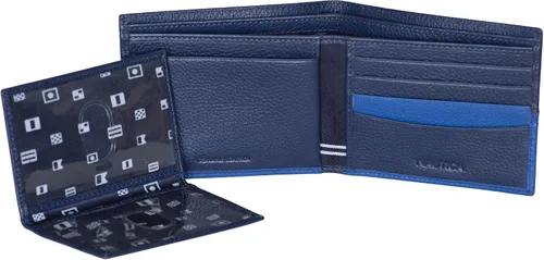 Vista 4 de Nautica Pebble Two-Tone Leather Wallet