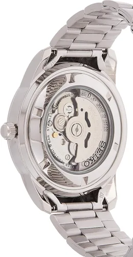 Vista 2 de Reloj analógico automático Seiko 5 de color platanegro de los hombres SNKN13J1