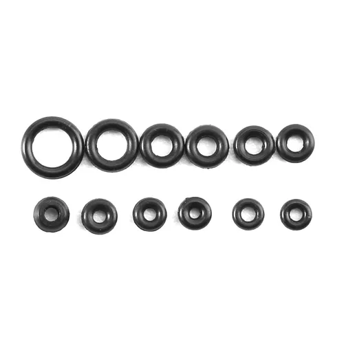Vista 6 de TOPINCN Anillo de corona de reloj, 0.055-0.110 in, 12 tamaños, anillos de goma, juntas de relojes, pequeña, corona tórica, juego de caja para sello