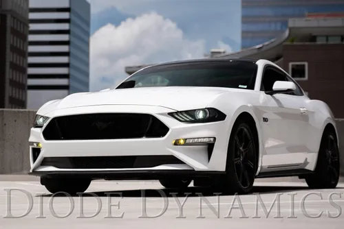 Vista 4 de Diode Dynamics Elite Series - Lámpara antiniebla combinada compatible con Ford Mustang 2018-2023 (USDM), blanco frío (juego)