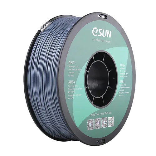Vista 10 de eSUN - Filamento ABS+ de 1/16 pulgadas, filamento para impresora 3D ABS Plus, precisión dimensional +/- 0.05 mm, carrete de 2.2 libras, color blanco