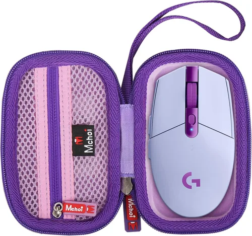 Vista 10 de Mchoi Funda rígida para Logitech G305, solo funda (todo azul)