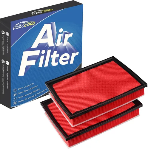 Vista 22 de Paquete de 2 Filtros de Aire para Motor Compatible con Volkswagen Atlas 2025-18 2.0L 3.6L, 2025-20 Atlas Cross Sport 2.0L 3.6L Reemplazo de Filtro