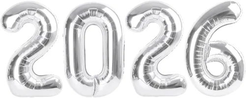 Vista 109 de Globos con números de 40 pulgadas, color negro, para decoraciones de cumpleaños de 10 a 100 años Jumbo 40In & Vibrant Color, With Hanging Holes