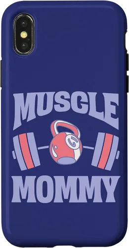 Vista 5 de iPhone 16 Muscle Mommy Bodybuilder Weightlifting Fitness Gym Workout Case
