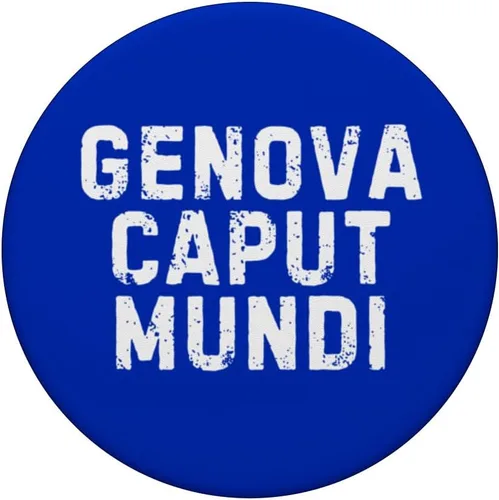 Vista 3 de Genova Caput Mundi Città Simpatica Uomo Donna Bambino PopSockets Adhesivo PopGrip