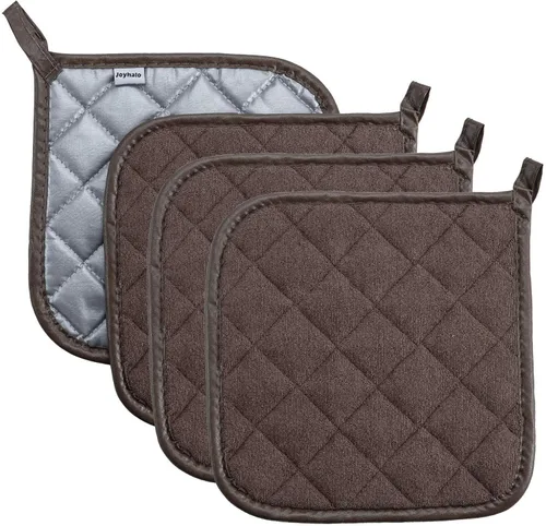 Vista 26 de Joyhalo Paquete de 4 soportes para ollas para cocina Aqua
