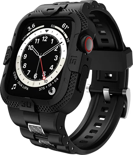 Vista 19 de Correas Compatibles para Apple Watch de 41mm, 40mm, 38mm, Correa Deportiva Resistente para Hombres con Estuche Protector para Watch Series 9, 8
