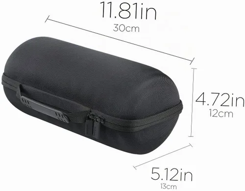 Vista 5 de co2CREA Estuche rígido para altavoz inalámbrico inteligente Bose, color Estuche triple negro
