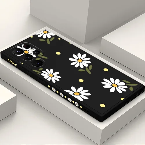 Vista 11 de LEECG Funda para Samsung Galaxy S22, Diseños de Flores Elegantes de Silicona Suave con Protección contra Caídas y Resistente a Huellas Dactilares