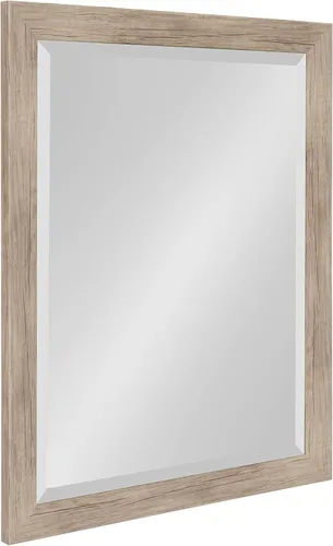 Vista 4 de DesignOvation Beatrice - Espejo de pared rectangular decorativo enmarcado, 21 x 27 pulgadas, marrón rústico, espejo rectangular de tocador para uso