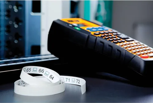 Vista 6 de DYMO 1755749 Rhino 5200 Etiquetadora industrial, 5 líneas, 6-1/10 w x 11-2/9d x 3-1/2 h