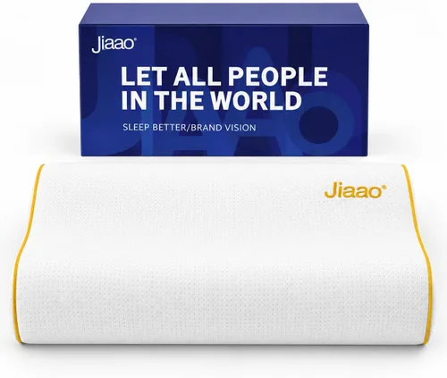Vista 10 de jiaao Ergonomic Cervical Neck Pillow,Adaptive Side Sleeper Pillow Blanco
